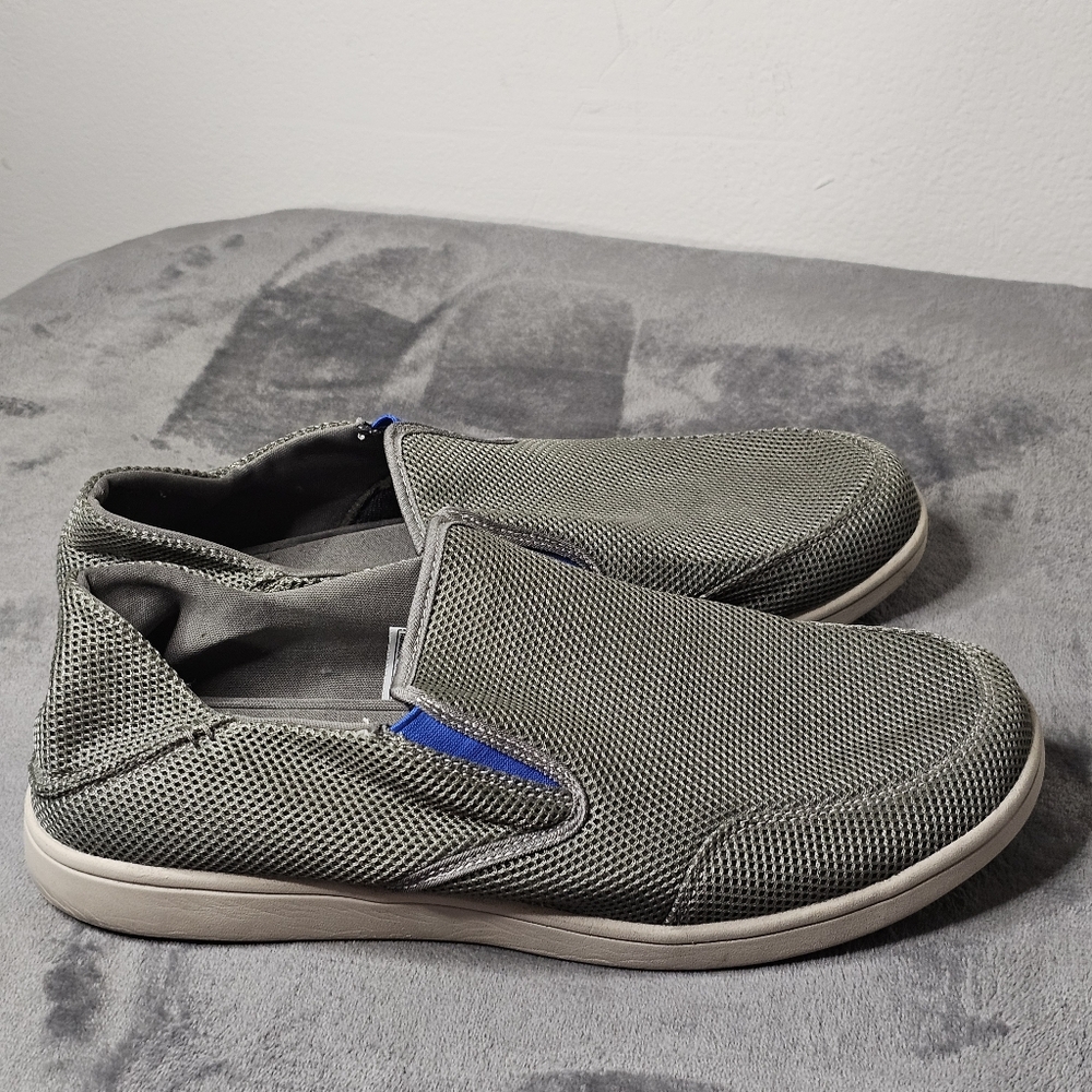 Bearpaw Memory Foam Men's Gray Slip-On Shoes Size 13‎